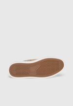 Vienna - Suede Contrast Stitch Sneaker - Beige