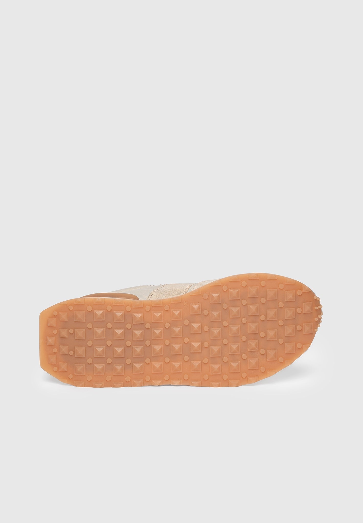 Monaco - Suede and Nylon Runner - Cream