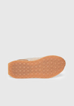 Monaco - Suede and Nylon Runner - Cream