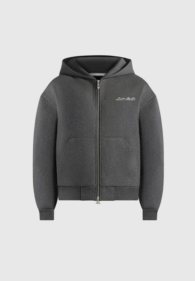 js002-unisex-signature-relaxed-fit-zip-hoodie-charcoal-grey