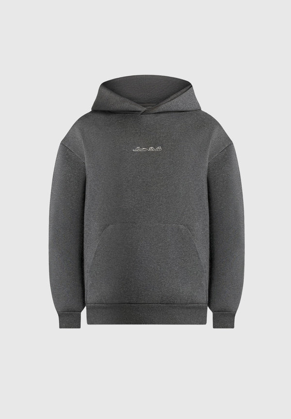 JS001 - Unisex Signature Relaxed Fit Hoodie - Charcoal Grey