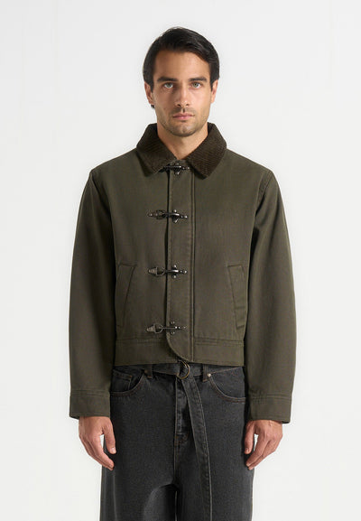 nino-clasp-detail-contrast-stitch-gabardine-jacket-olive