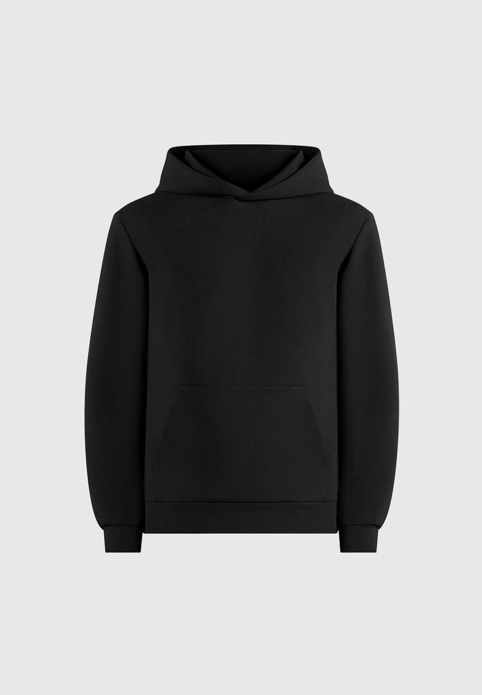 js007-neoprene-minimal-regular-fit-hoodie-black