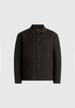 Valentin - Tailored Overshirt - Dark Brown