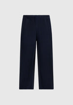 Jonas - Pleated Wide Leg Pants - Navy