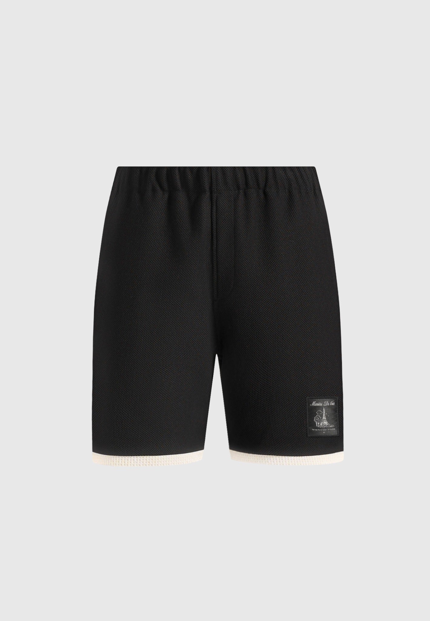 Reuben - Crochet Detail Shorts - Black
