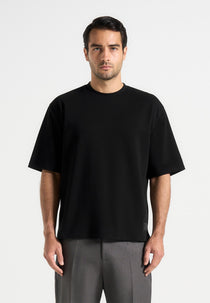 Paul - Relaxed Fit Cotton T-Shirt - Black