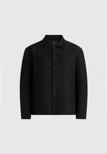 Valentin - Tailored Overshirt - Black