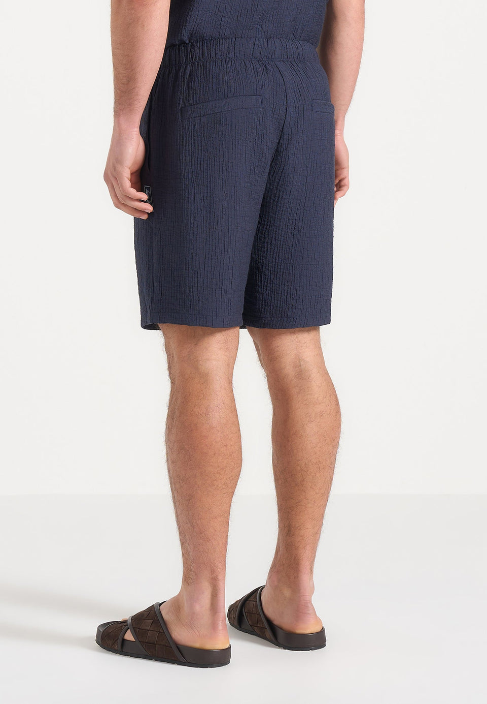 ari-unisex-textured-shorts-navy