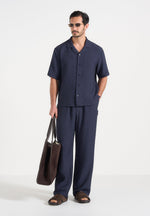 harley-unisex-textured-revere-shirt-navy