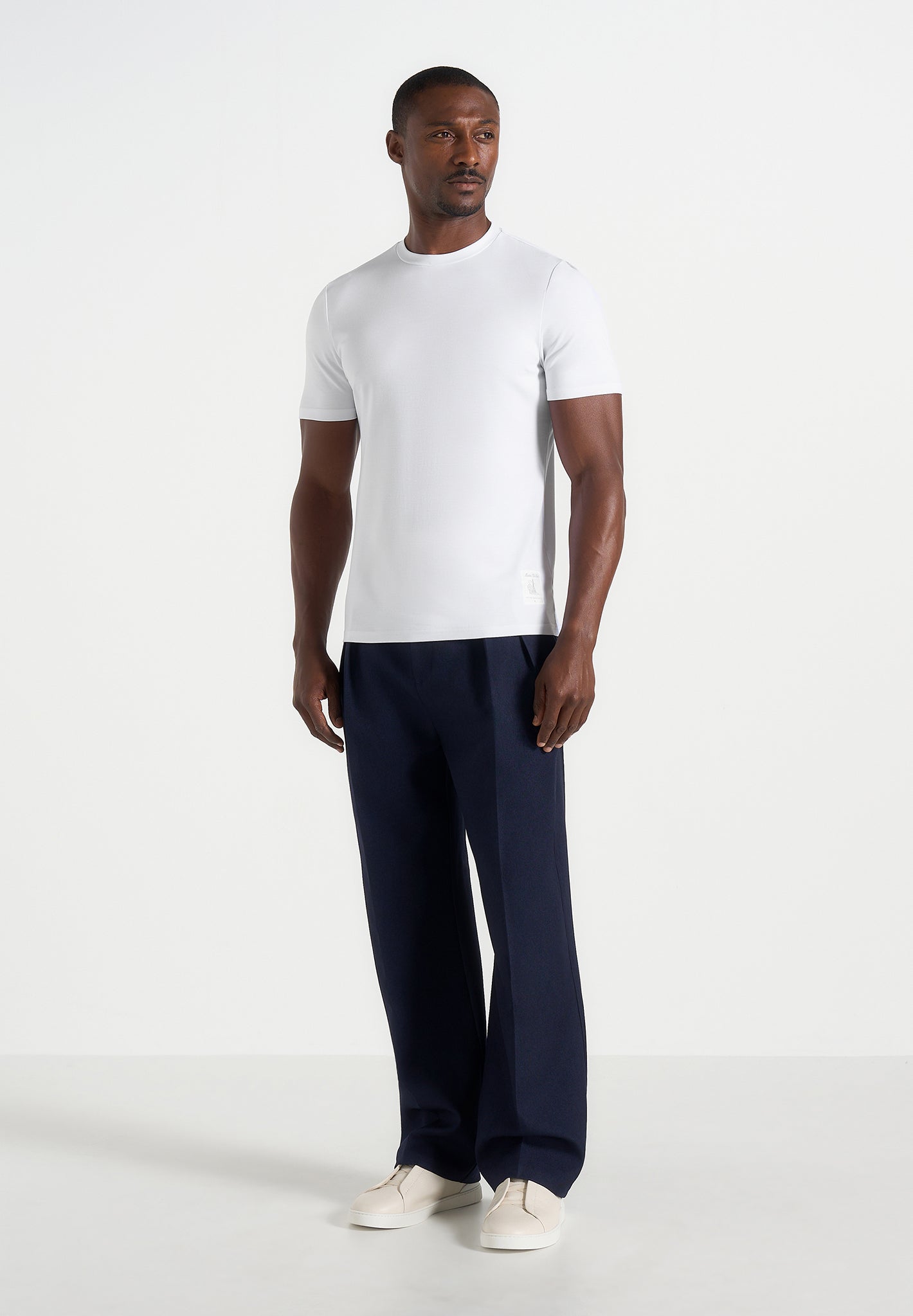 TS003 - Fitted Luxe T-Shirt - White 