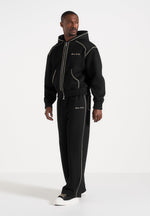 morgan-unisex-whipstitch-regular-joggers-black