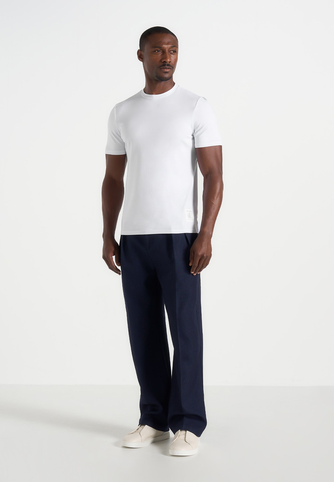 TS003 - Fitted Luxe T-Shirt - White 