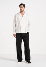 Alban - Double Breasted Shirt - White