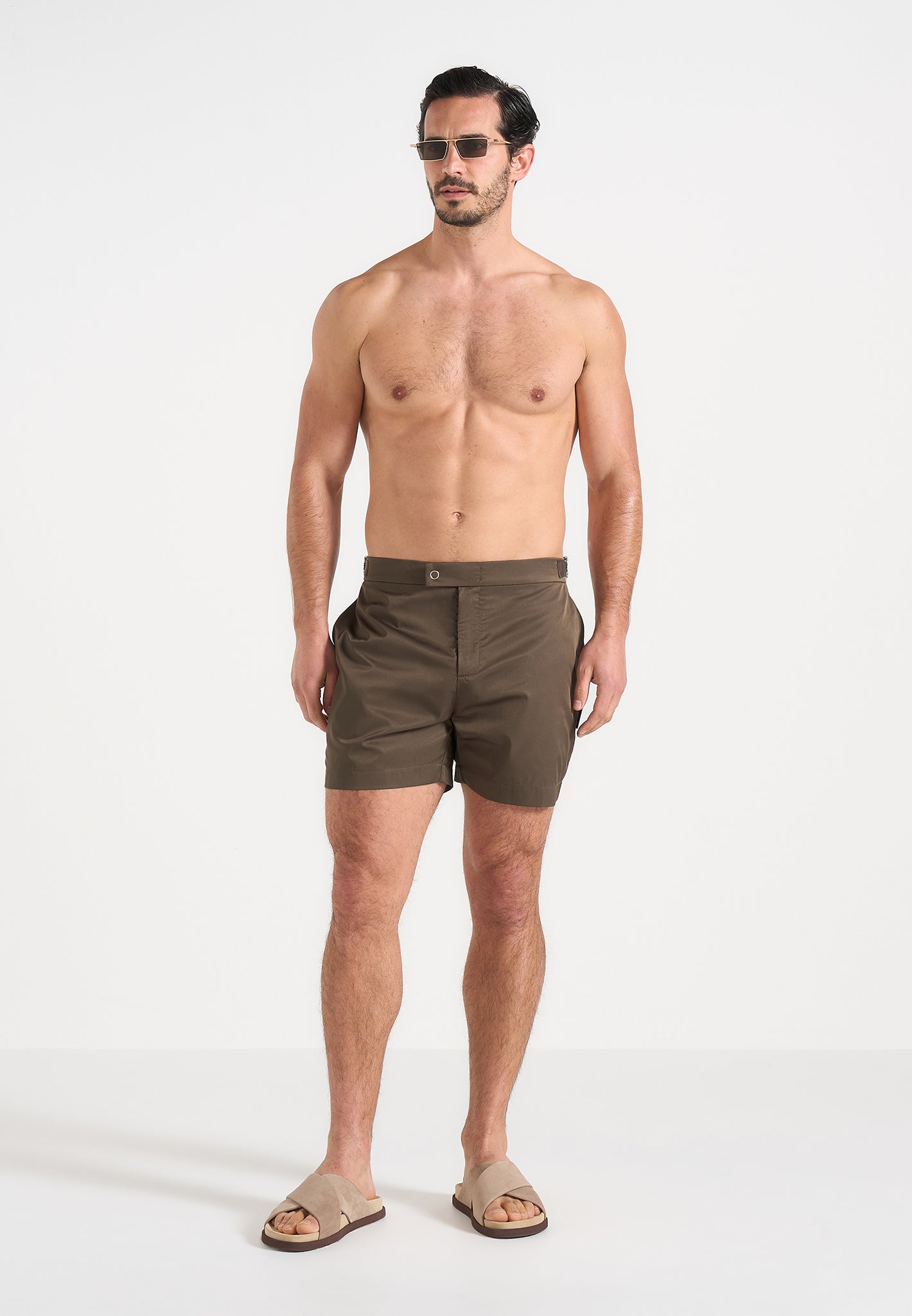 brian-polished-nylon-swim-shorts-olive 