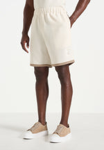 Reuben - Crochet Detail Shorts - Cream