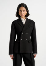 maia-double-breasted-blazer-black