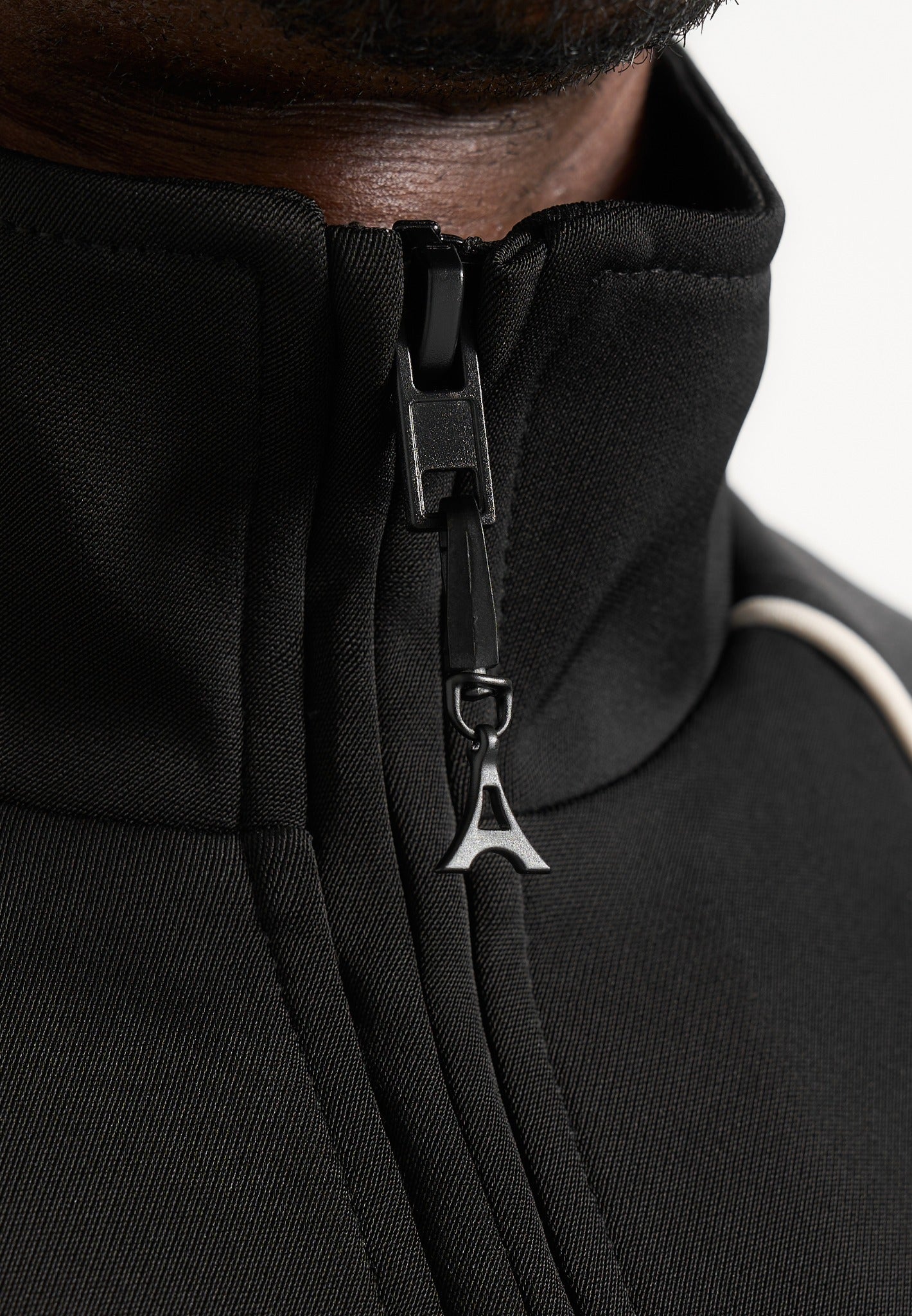 Signature Piped Track Jacket - Black