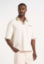 brice-boxy-crochet-detail-polo-shirt-cream