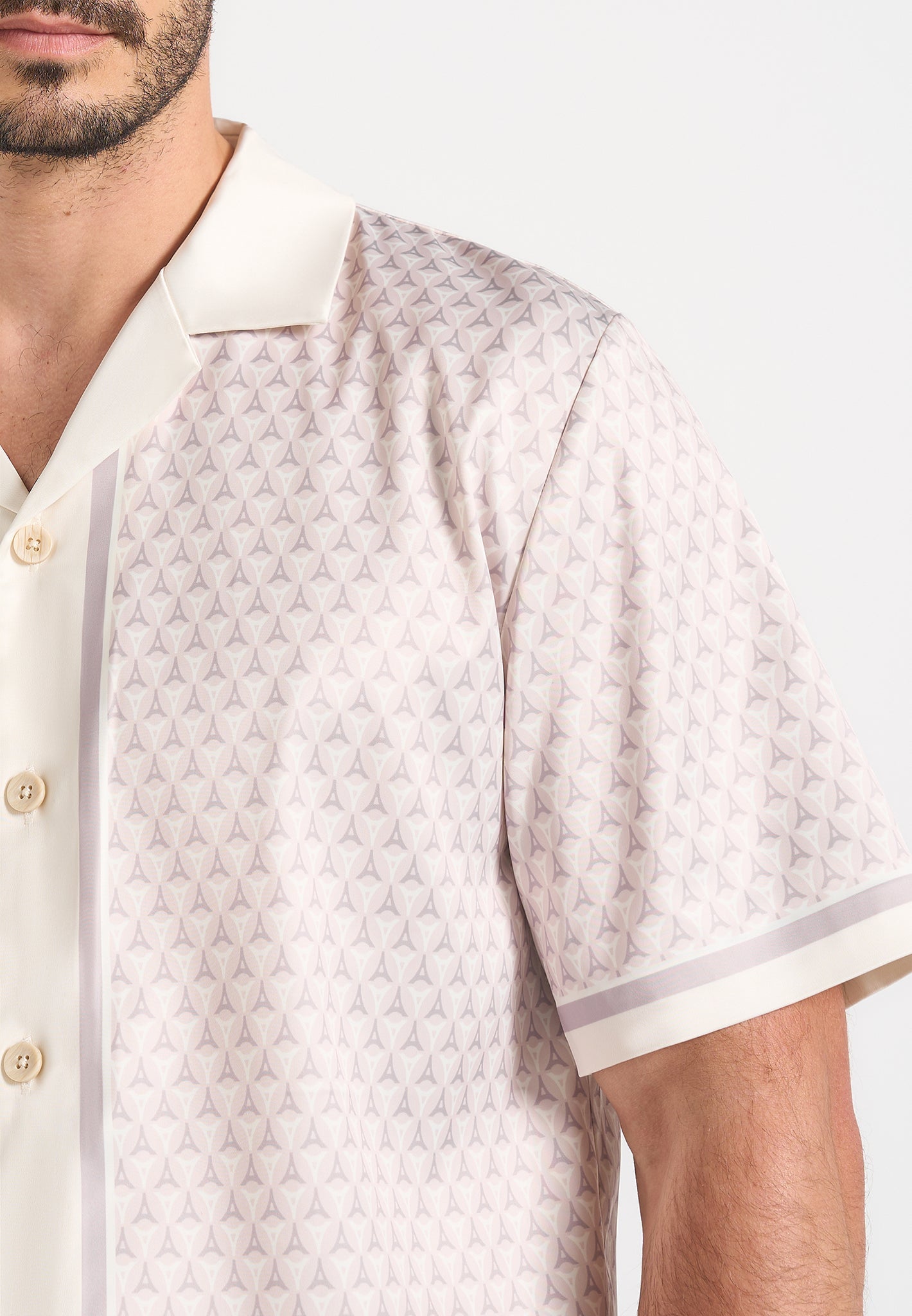 idriss-eiffel-monogram-resort-shirt-cream