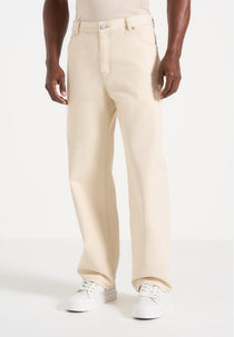 DN002 - Relaxed Fit Jeans - Cream
