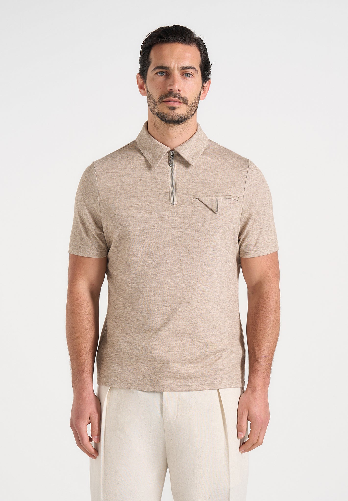 cassian-marl-zip-polo-shirt-beige-marl 