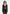 Sheer Shirt with Clasp - Black