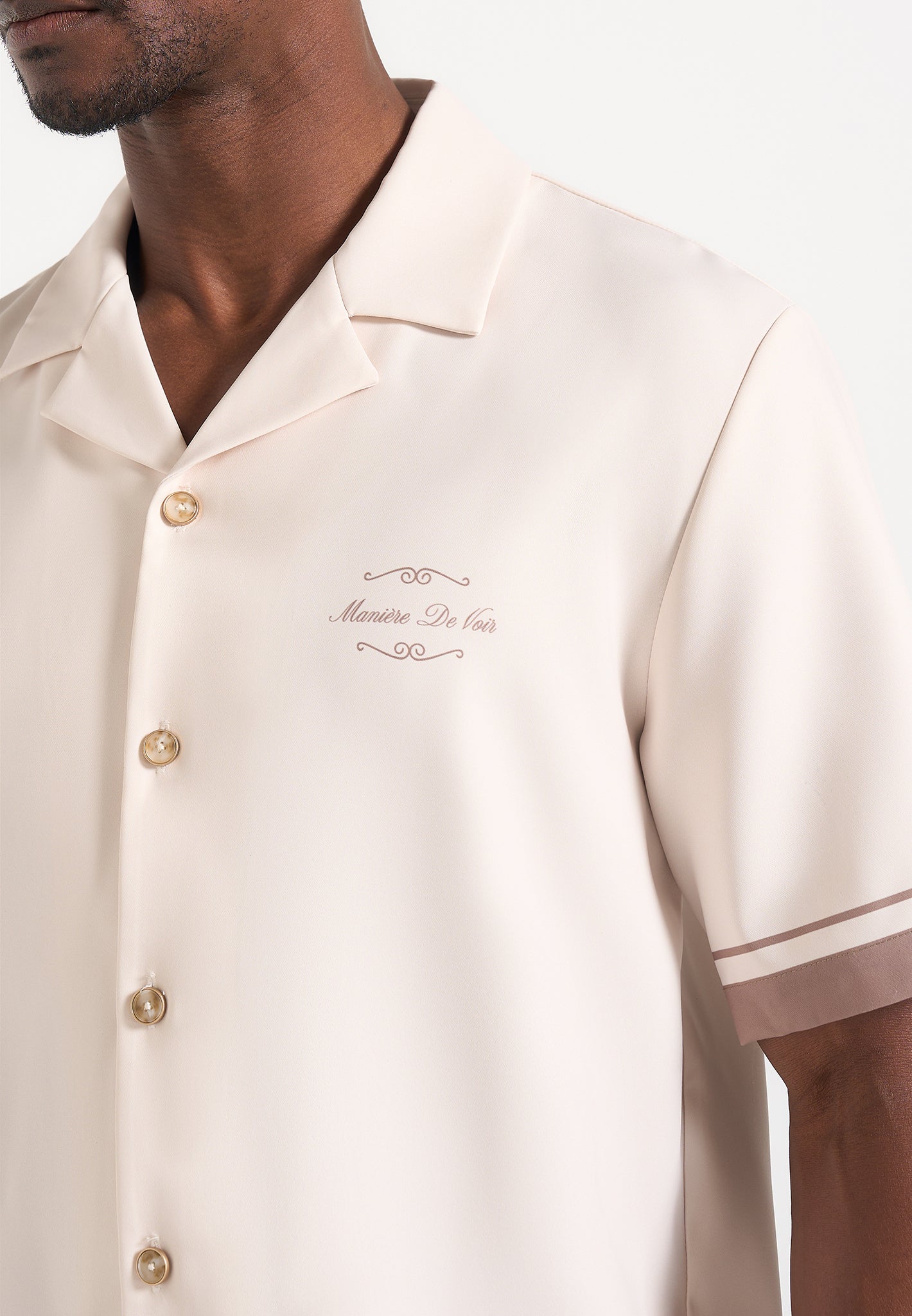Juan - Baroque Resort Shirt - Cream