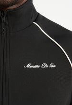 Signature Piped Track Jacket - Black