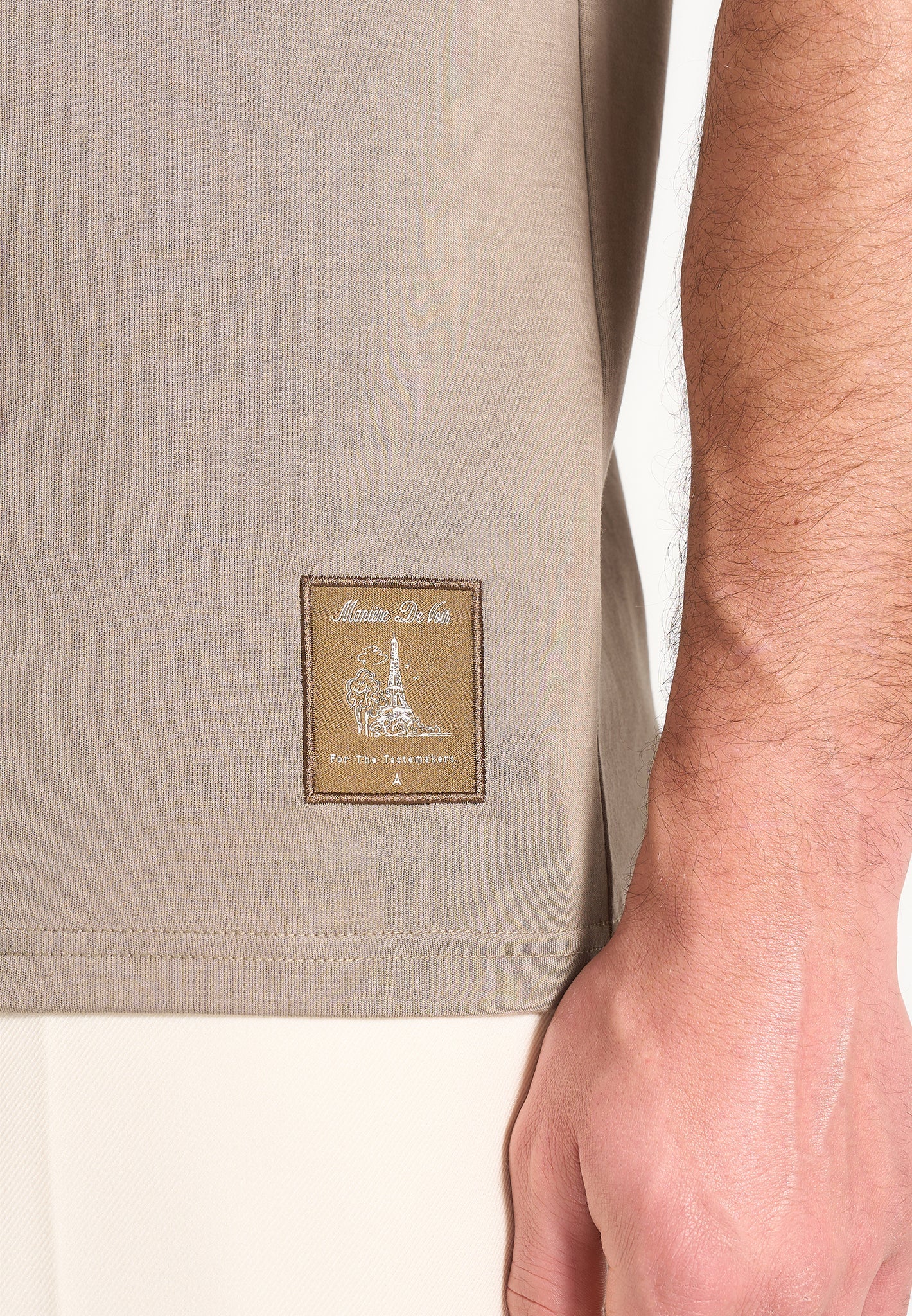 TS003 - Fitted Luxe T-Shirt - Mushroom