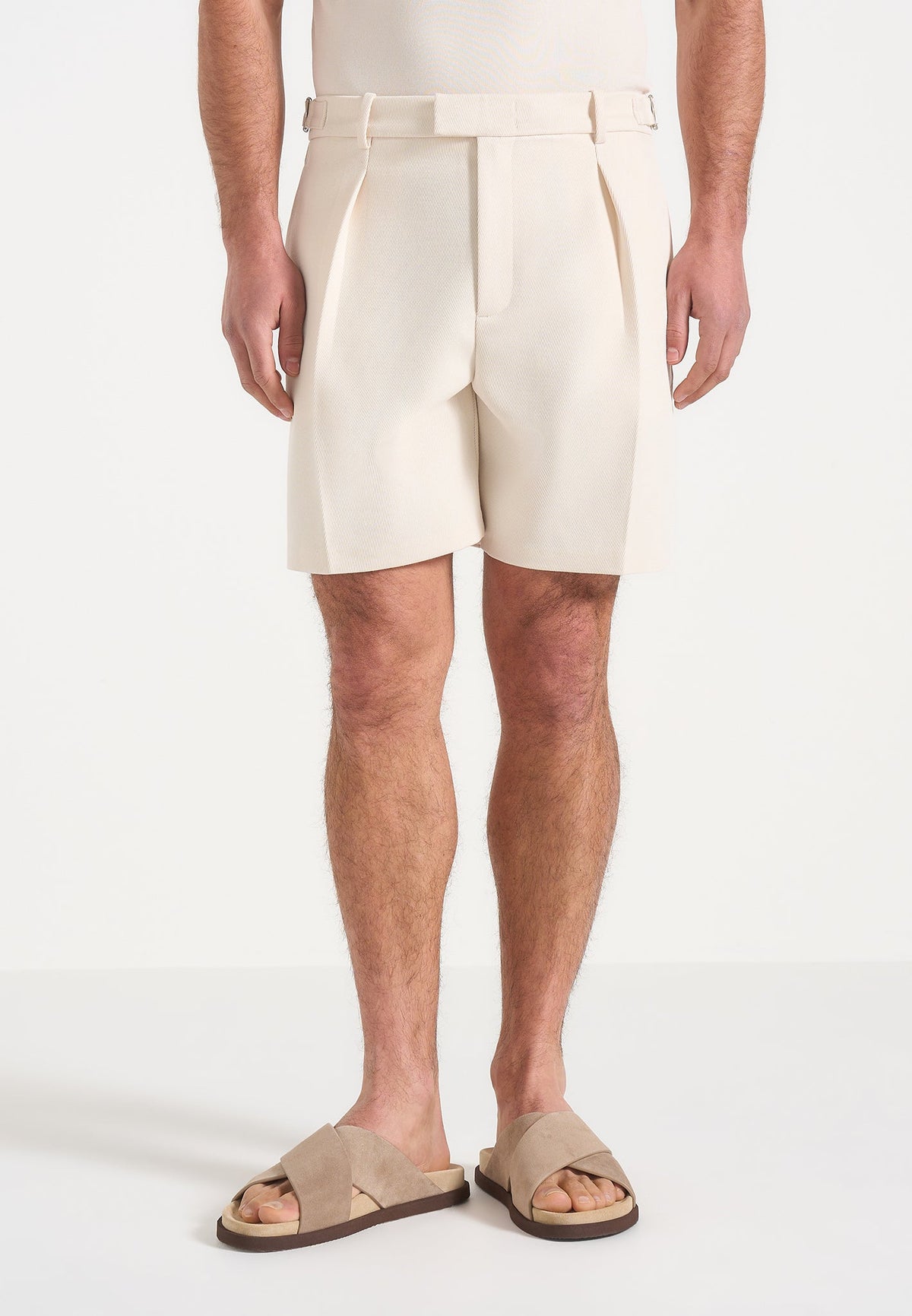 marin-tailored-pleated-shorts-cream