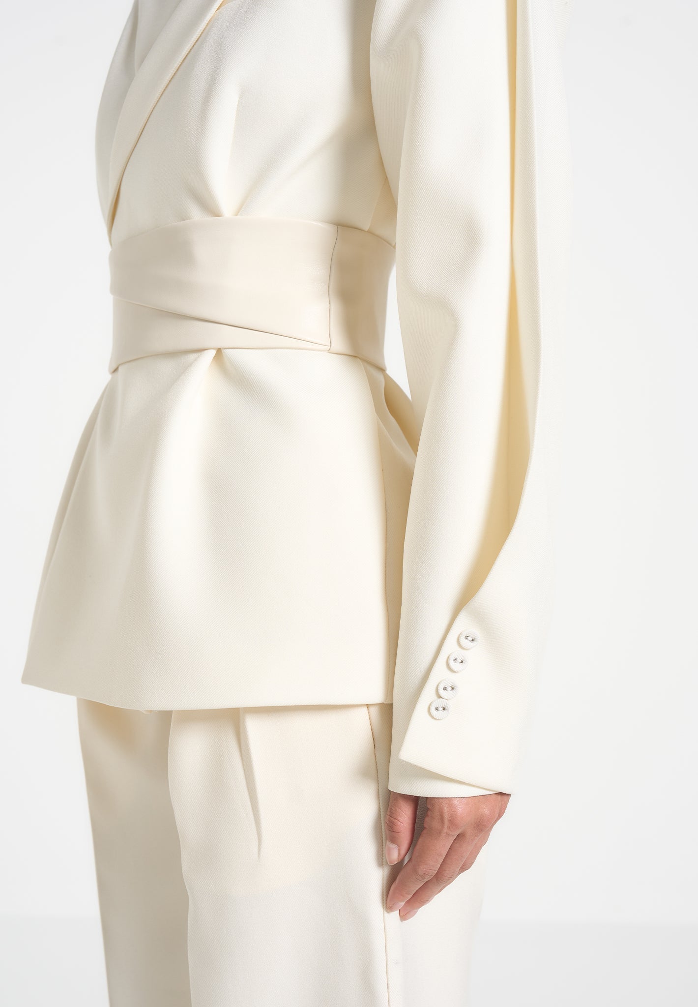 marie-twist-sleeve-tailored-blazer-with-belt-cream