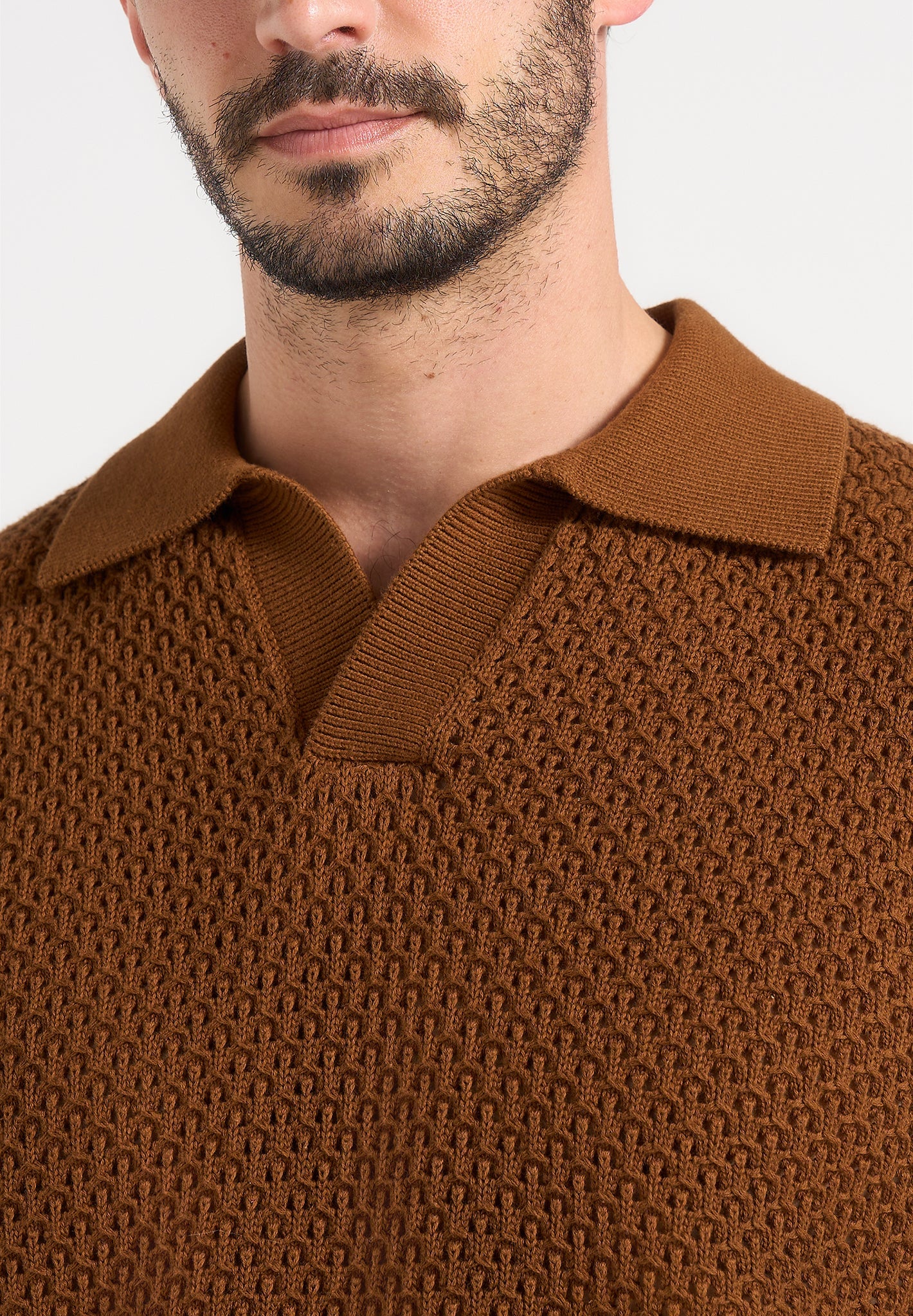 conrad-open-knit-polo-shirt-fawn 
