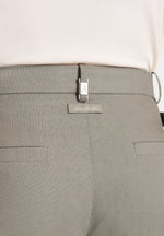 Dorian - Pleated Linen Pants - Khaki