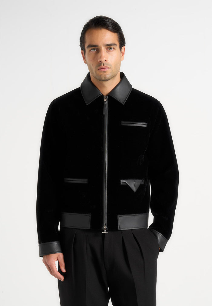 tony-velvet-and-leather-contrast-jacket-black
