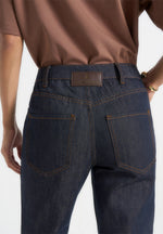 Abbie - Stacked Fit And Flare Jeans - Indigo