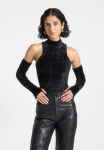 fuzzy-high-neck-bodysuit-with-sleeves-black