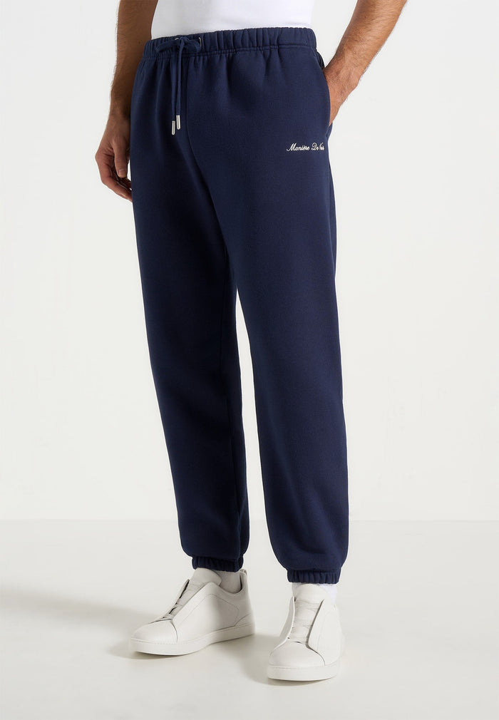 js005-signature-regular-fit-cuffed-joggers-navy