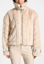 oversized-ribbed-plush-jacket-with-lapel-beige