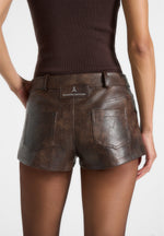 samia-vintage-mini-shorts-brown