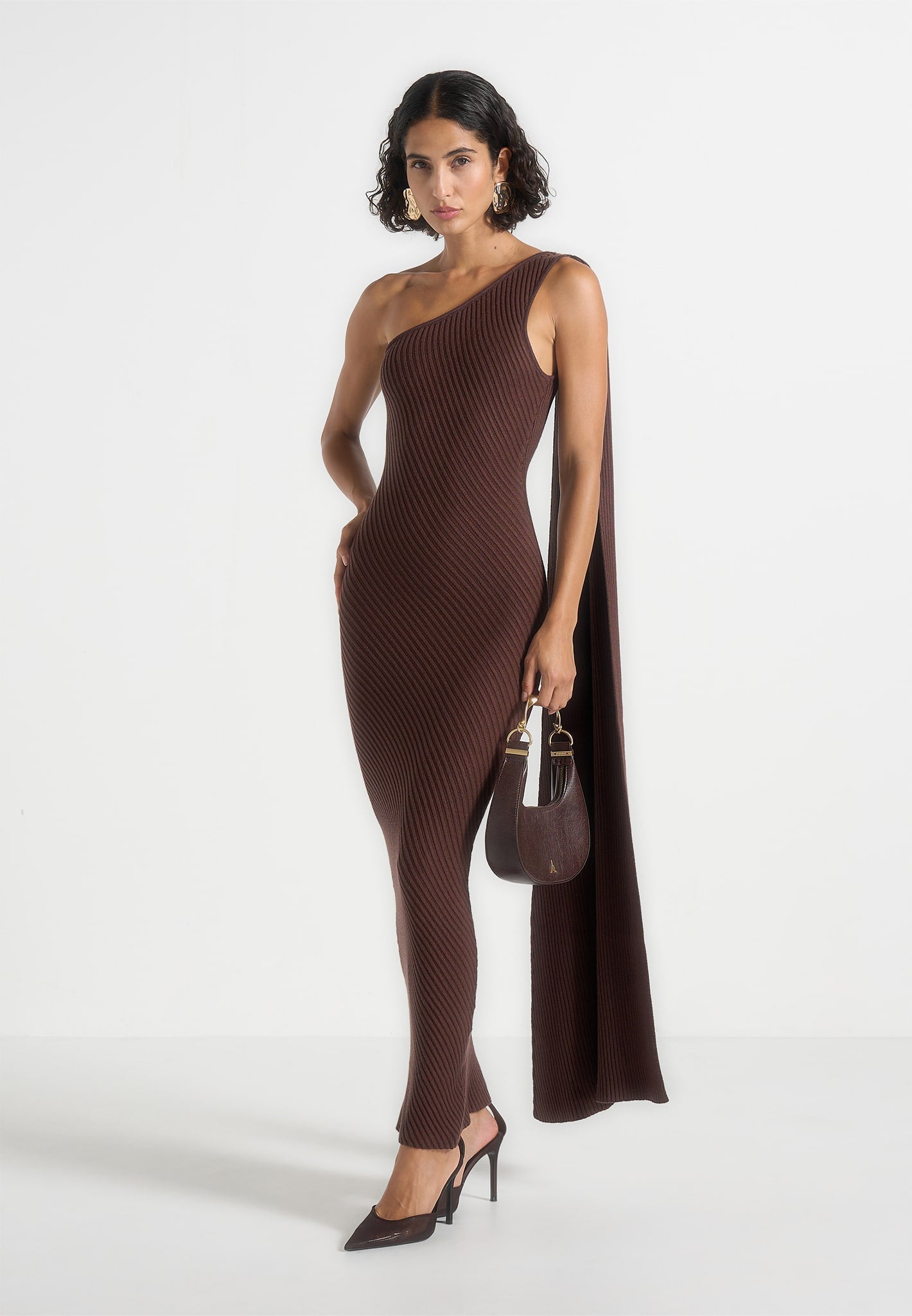 laya-asymmetric-knit-maxi-dress-with-scarf-brown