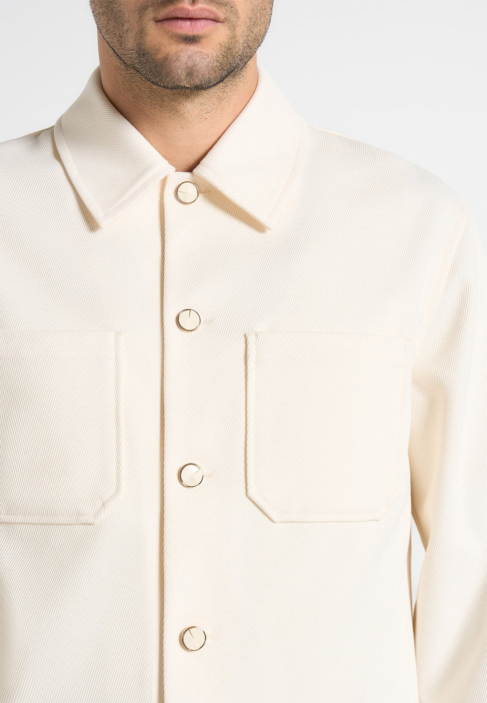 benoit-twill-pocket-cropped-shirt-cream