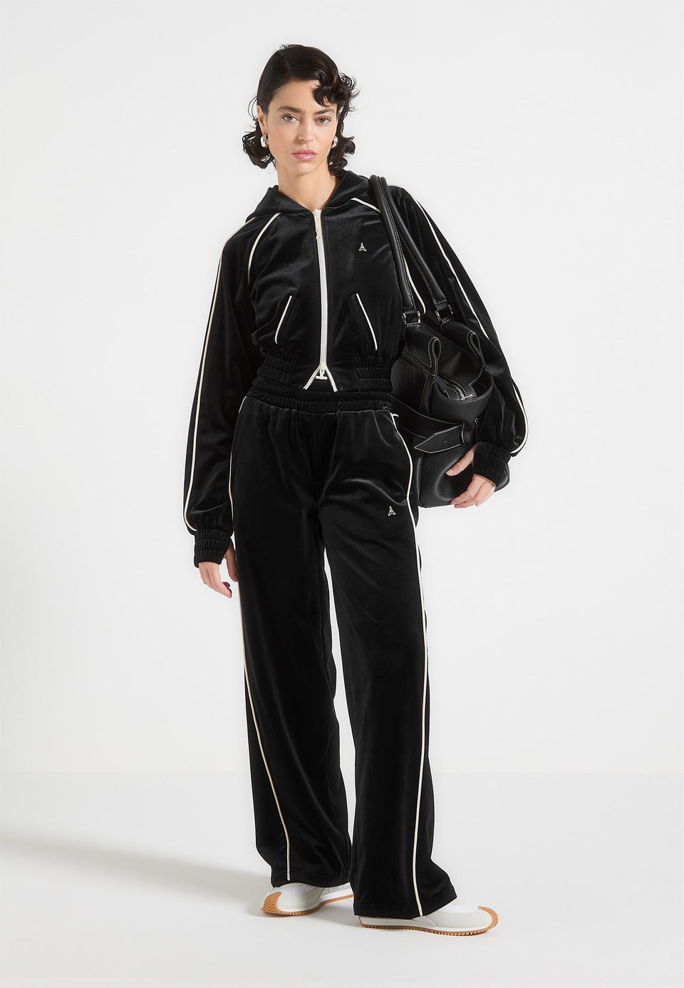 eiffel-velour-zip-through-hoodie-black