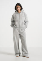 js002-unisex-signature-relaxed-fit-zip-hoodie-marl-grey