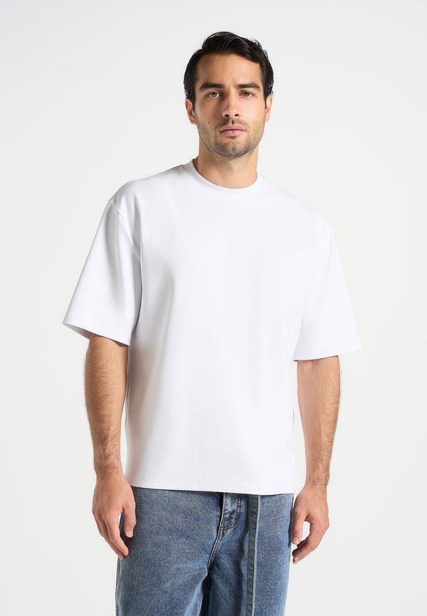Paul - Relaxed Fit Cotton T-Shirt - White