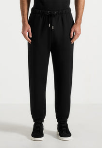 JS005 - Signature Regular Fit Cuffed Sweatpants - Black