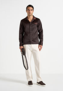 Constant - Satin Shirt - Brown