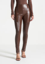 vegan-leather-gloss-ribbed-leggings-brown