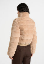 ama-plush-ribbed-jacket-with-neck-scarf-beige