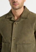 michel-suede-jacket-with-revere-collar-olive
